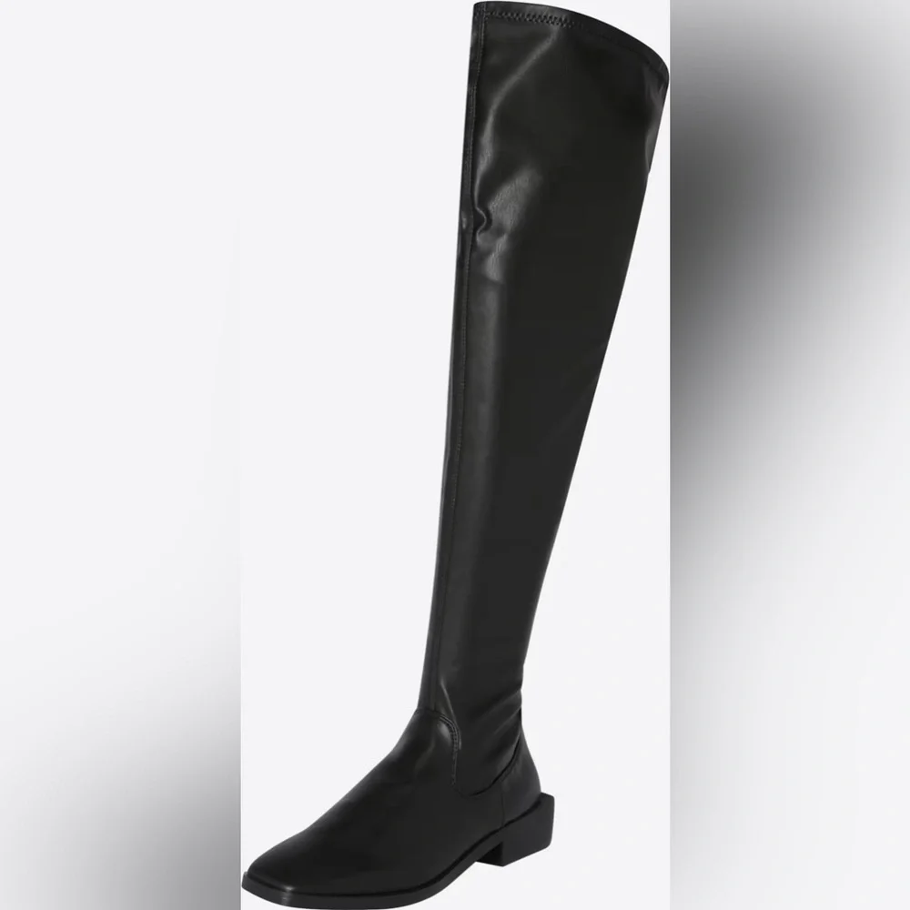 Steve Madden | Expedite Over The Knee Boots RARE In Black Paris Size 7.5 NEW